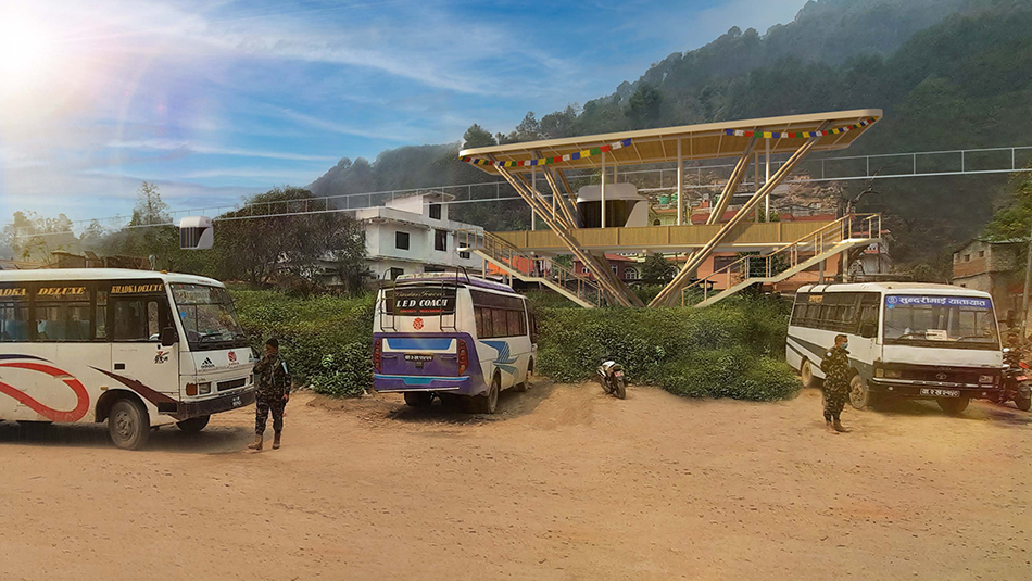 Tuyến vận tải dây căng ở Biratnagar (Nepal) bước sang giai đoạn chuẩn bị mới